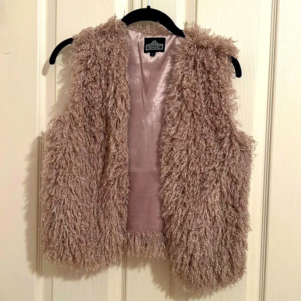 Faux fur vest